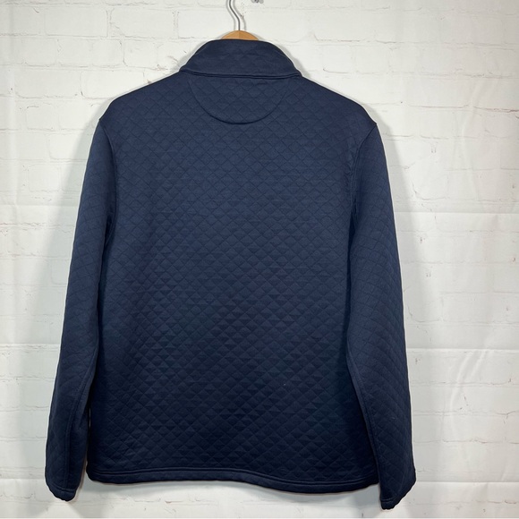 Magaschoni Quilted 1/4 Zip Pullover Sweater Mens Size Large Blue NWT - Picture 13 of 13